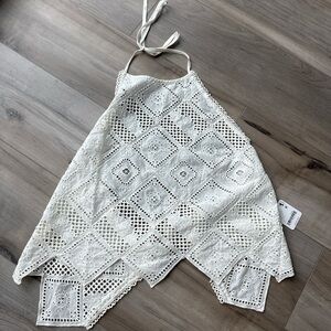 Free People lace halter top new